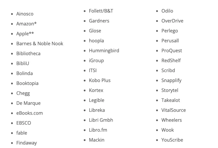 eBook Distributors